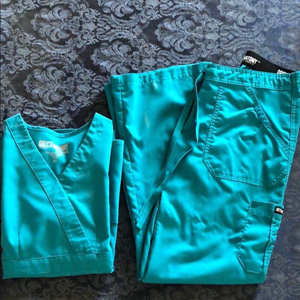 Greys Anatomy by Barco teal scrubs XS/XSP